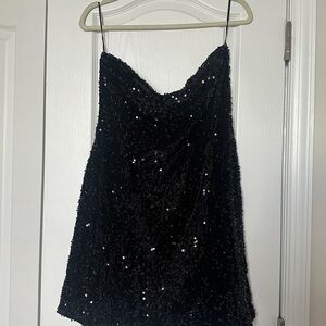 Topshop Elegant Black Evening Dress